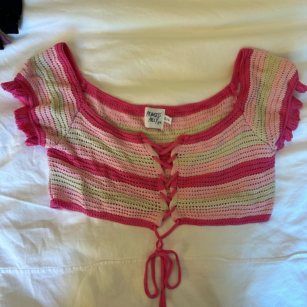 Princess Polly Crochet Crop Top